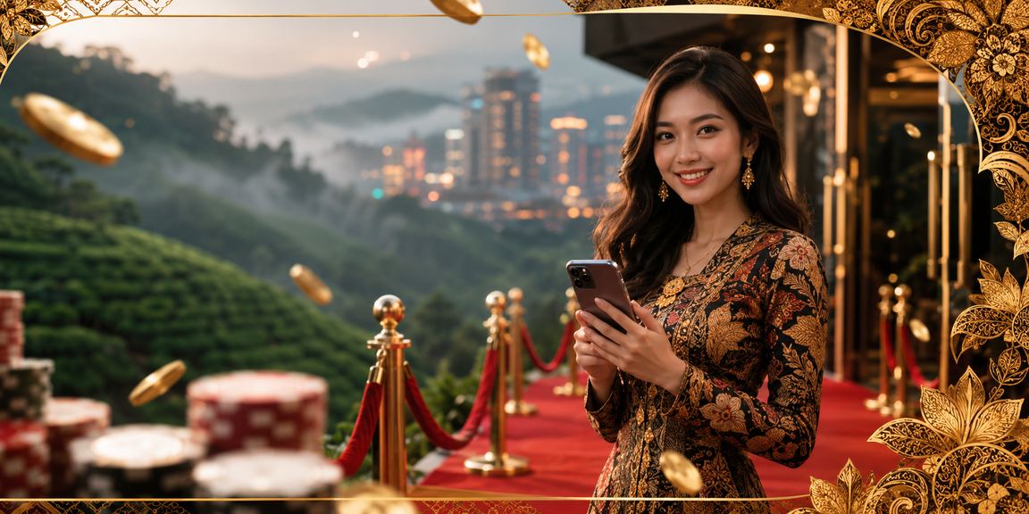 Pemain VIP Malaysia berbaju batik menikmati platform e-sukan dalam talian