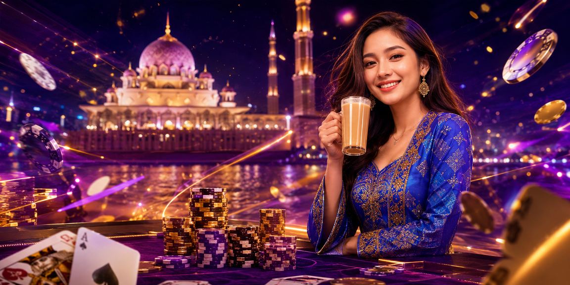 Permainan poker di Putrajaya dengan pengguna berbaju kurung